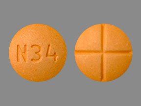 n34 orange pill